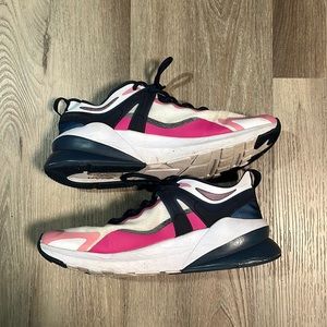 Fabletics Pink Blue and White Sneakers